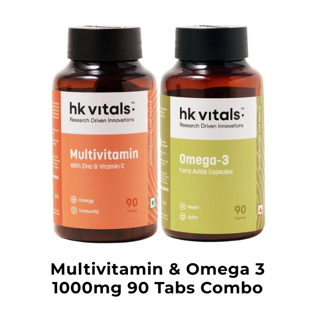 ₹107 Back for Multivitamin & Omega 3