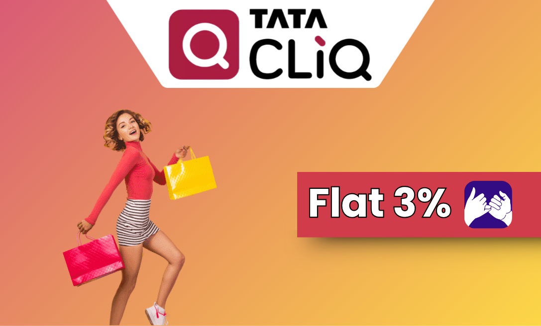 Flat 3% Back on TATA CLIQ