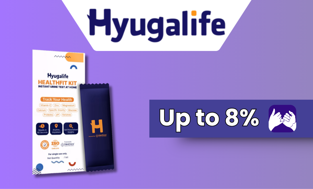 Upto 8% Back on Hyugalife